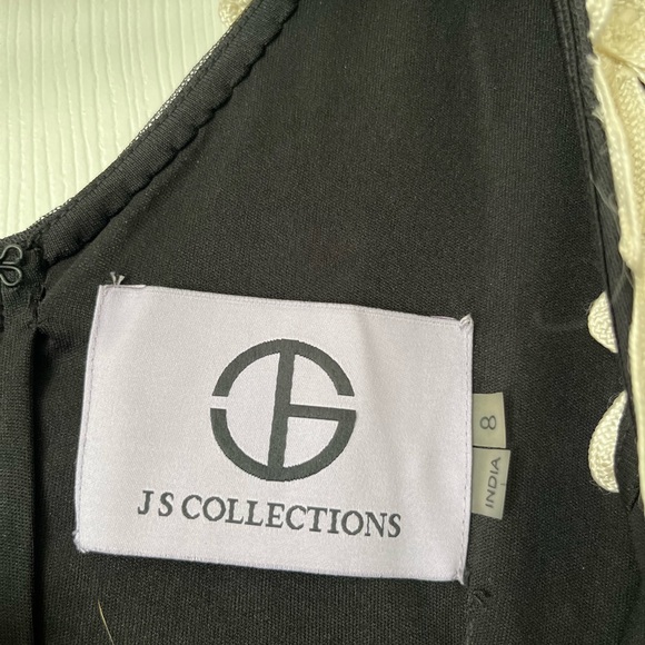 Classy Black sleeveless dress with embroidery embellishments. NWT. - Picture 10 of 11